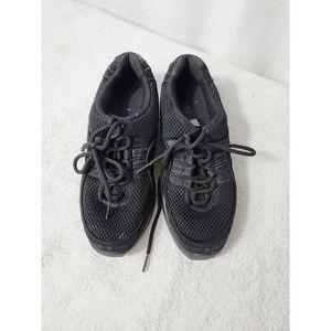BLOCH Dance Hip Hop SNEAKERS Shoes Black S0538L Women's Sz 7.5 Lace Up